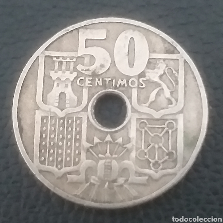 España 50 centimos 1949 estrella 51 Vendido en Subasta 333461483