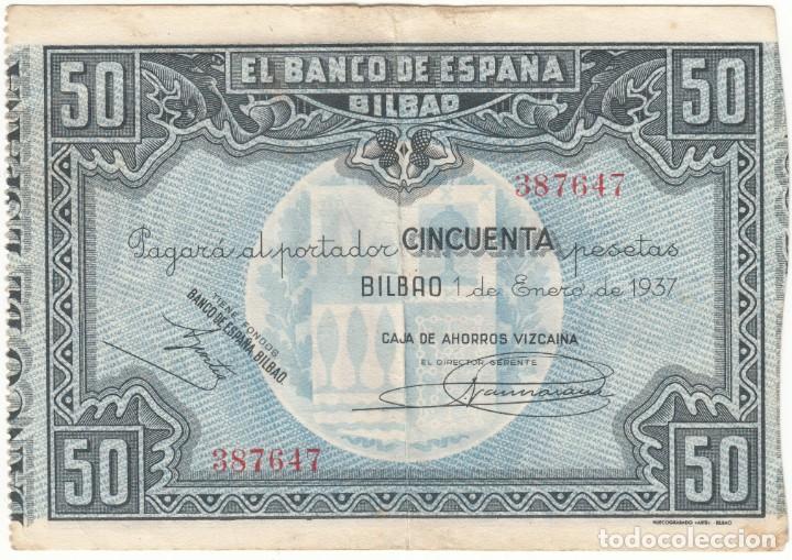 Ii Republica Guerra Civil Billete Pesetas Comprar Monedas De La