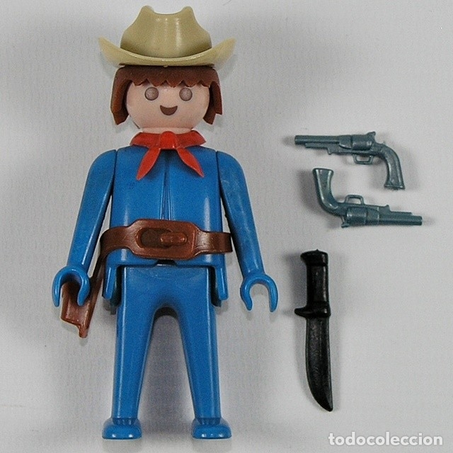 Playmobil Oeste Vaquero Cowboy Azul Western Comprar Playmobil En