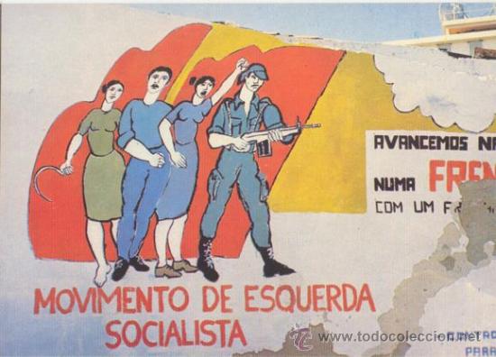 Postal De Propaganda Del Movimento De Esquerda Comprar Postales