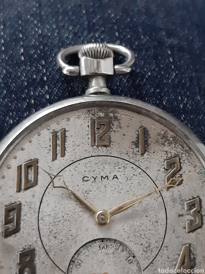 Antiguo Reloj De Bolsillo A Os Cyma Agujas Y Comprar Relojes