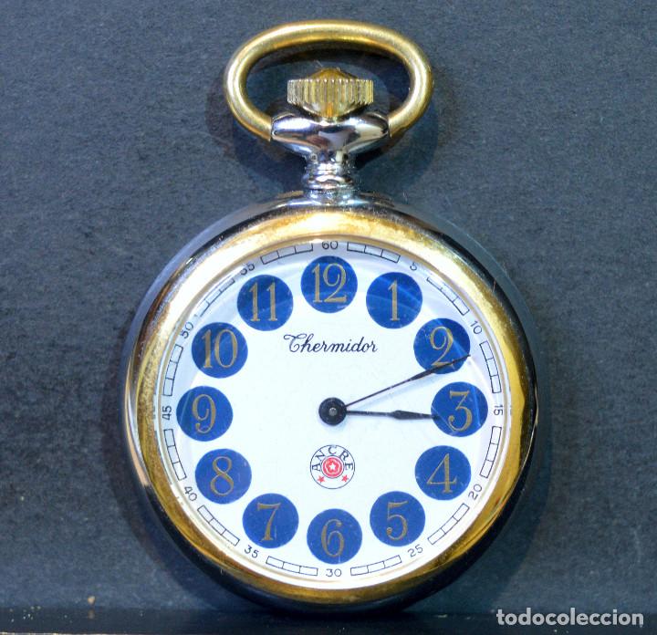 Antiguo Reloj De Bolsillo Carga Manual Marca Th Comprar Relojes