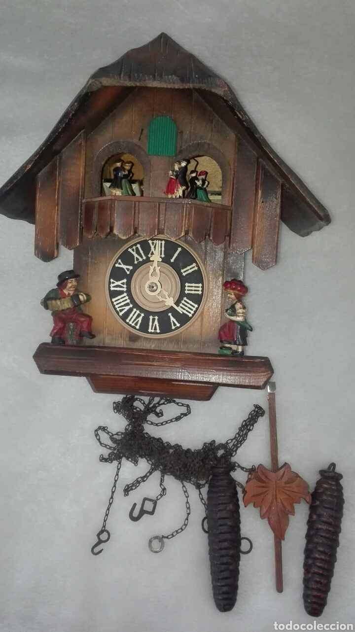 Antiguo Reloj De Cuco Musical Selva Negra Vendido En Venta Directa