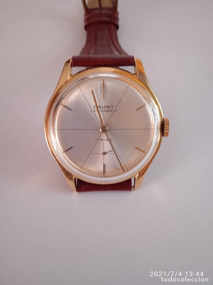 Reloj Cauny Centenario 17 Rubis Carga Manual Vendido En Venta