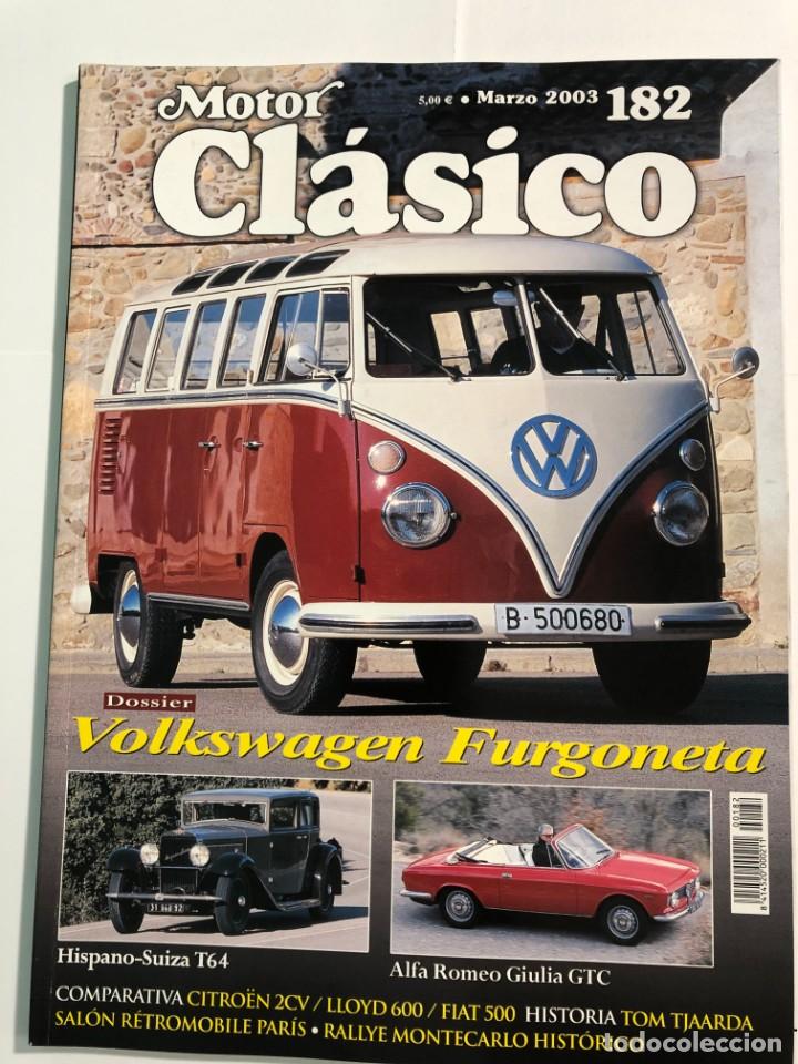 revista motor clasico nº 182 furgoneta volkswag Comprar Revistas