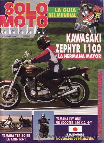 revista solo moto actual nº 832 año 1992 pru Comprar Revistas