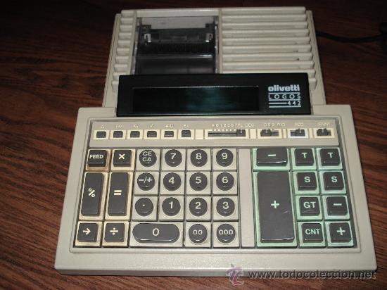 Vintage Calculadora Registradora Led Verde Oliv Comprar En