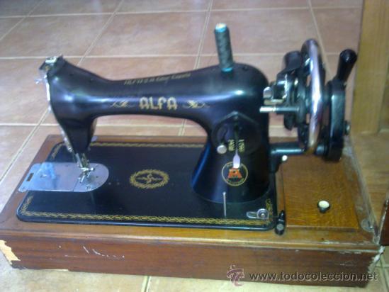 Manual maquina de coser alfa