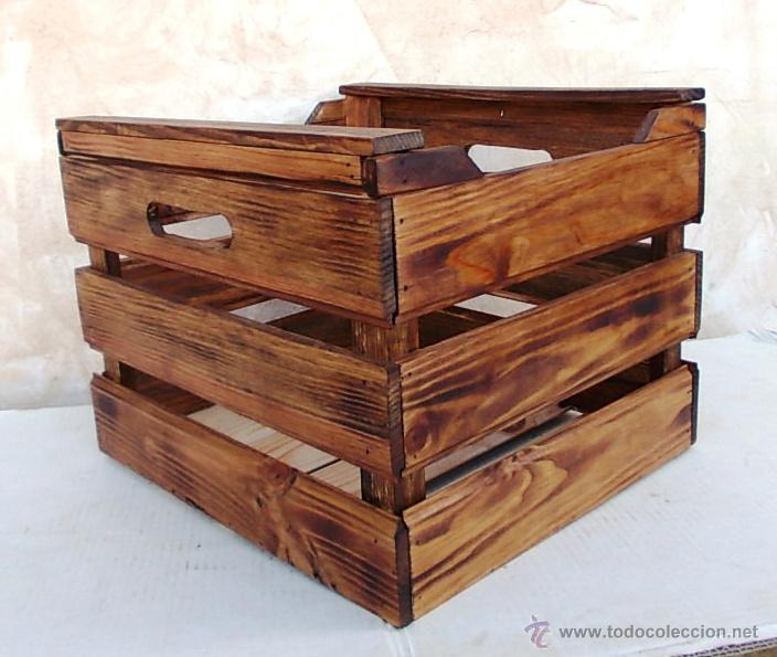 Caja De Madera Para Fruta 35 De Ancho 30 Alta Comprar En