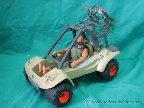 Action Man: Vehiculo Action Man y mu&ntilde;eco Hansbro 1997 y veiculo 2000 - Foto 1