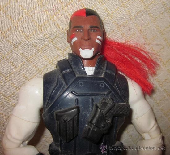 Action Man: ACTION MAN,COLETA ROJA,TIPO INDIO,HASBRO,A&Ntilde;O 2003 - Foto 1