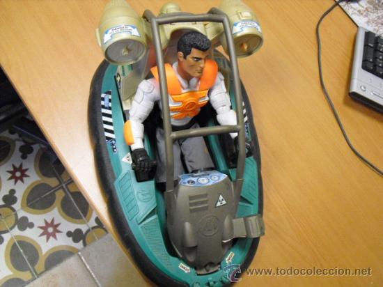 Action Man: lancha aguatica action man con mu&ntilde;eco, mide 34x22 - Foto 3