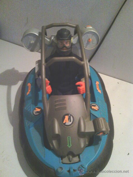 Action Man: action man con vehiculo anfibio a&ntilde;o 1998 - 2000 - Foto 1