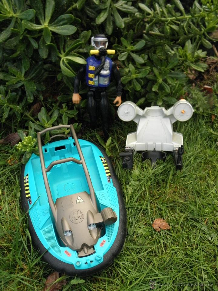 Action Man: Antiguo set de mu&ntilde;eco Action Man y su Hydro Jet Hovercraft de Hasbro - Foto 17
