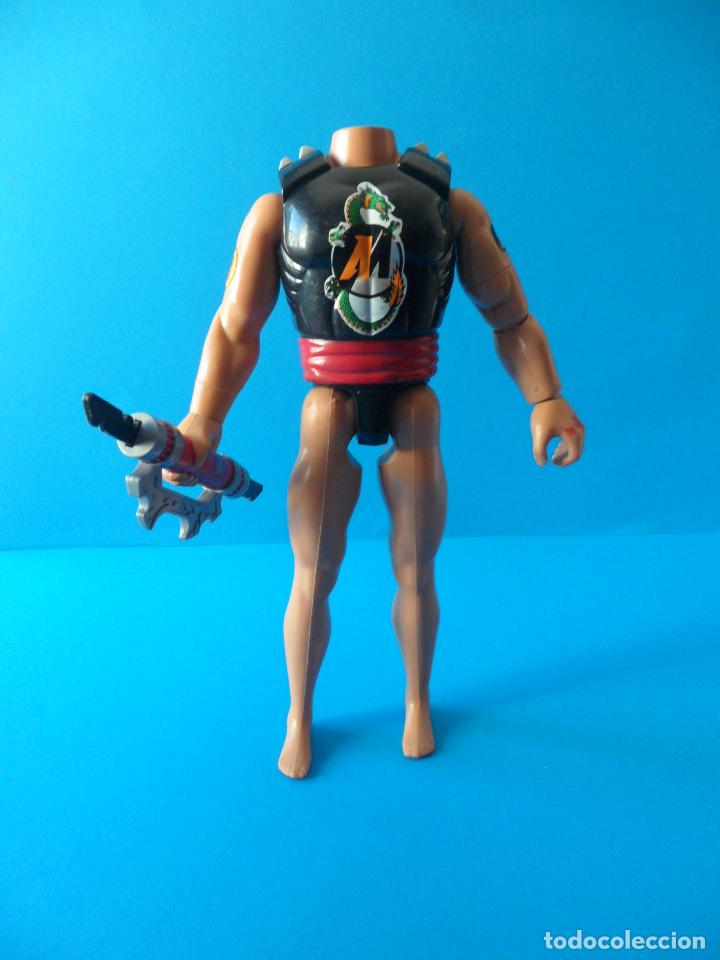Action Man: Mu&ntilde;eco descabezado de Acti&oacute;n Man. Hasbro 1998. Funciona. - Foto 8
