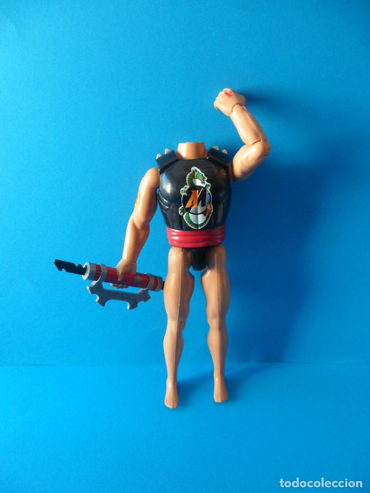 Action Man: Mu&ntilde;eco descabezado de Acti&oacute;n Man. Hasbro 1998. Funciona. - Foto 9