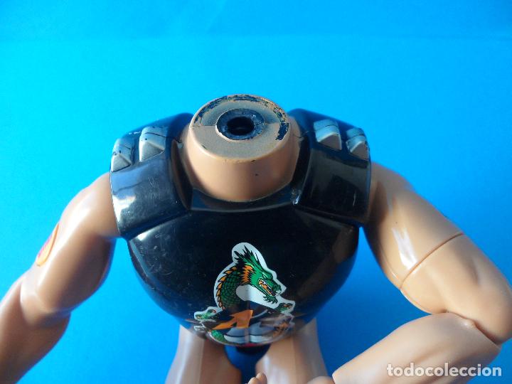 Action Man: Mu&ntilde;eco descabezado de Acti&oacute;n Man. Hasbro 1998. Funciona. - Foto 12