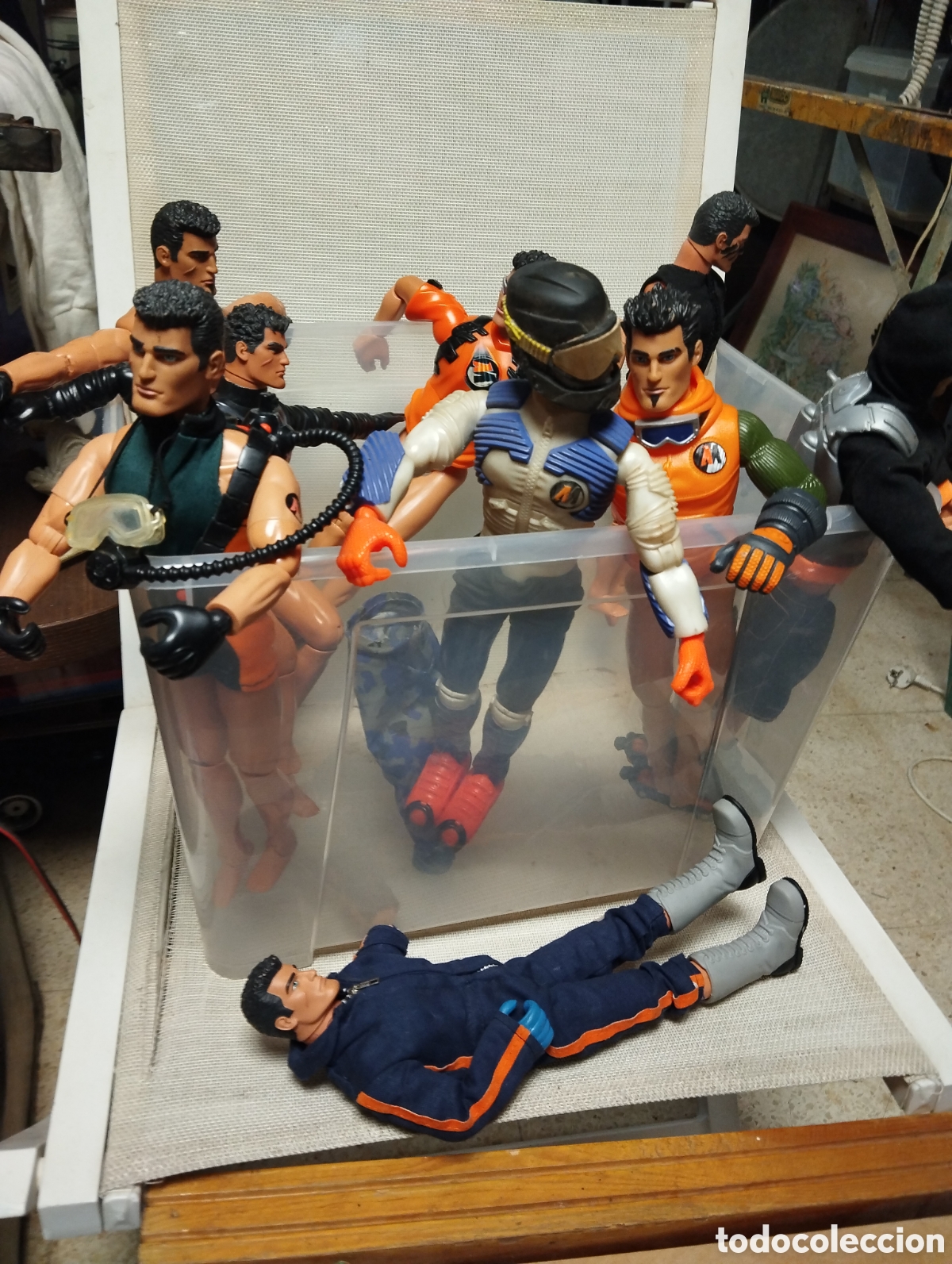 Action Man: Lote de 8 mu&ntilde;ecos Action Man - Foto 1