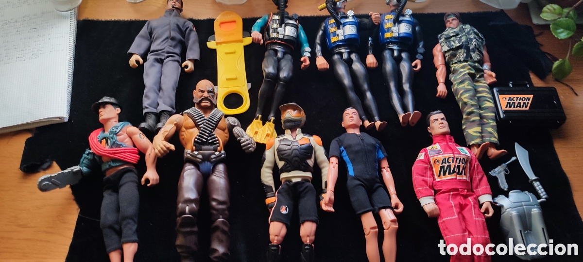Action Man: Lote de 10 figuras Action Man con accesorios - Foto 1