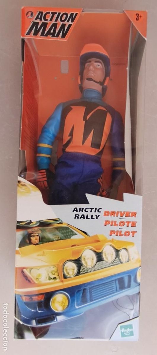 Action man: Action Man. Arctic Rally. Piloto. Hasbro. Fabricado en China. 2000. En su caja.