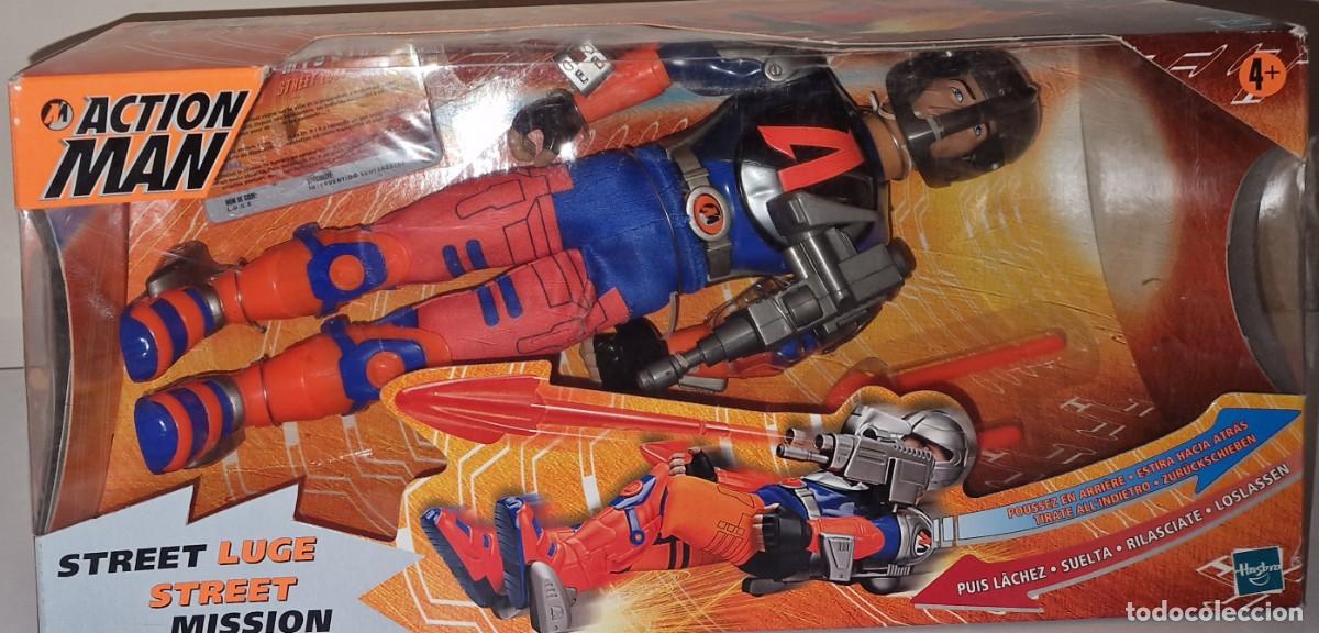 Action man: ACTION MAN -- STREET LUGE / MISSION - BOXED NEW 2000, DE HASBRO
