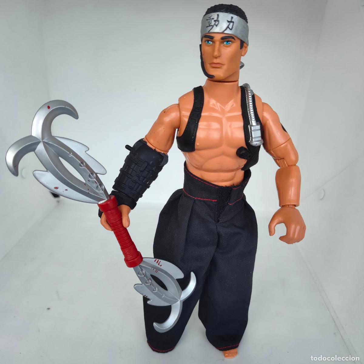 Action man: ACTION MAN POWER ARM - HASBRO 2001 con arma ninja kung fu karate