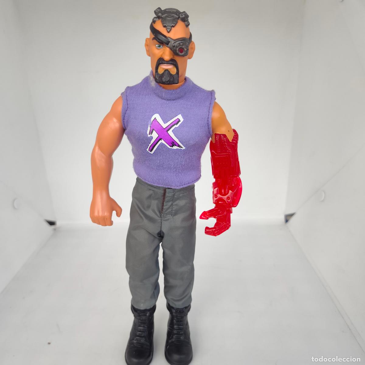 Action man: 1995 Doctor x de Action Man brazo rojo traslucido