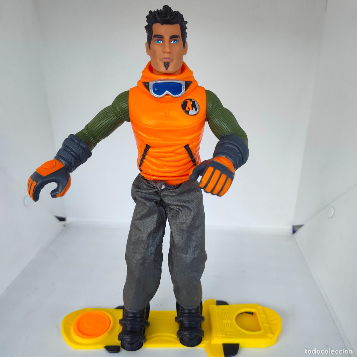 Action man: snowboard tabla snow Action man 2002 con 1 disco