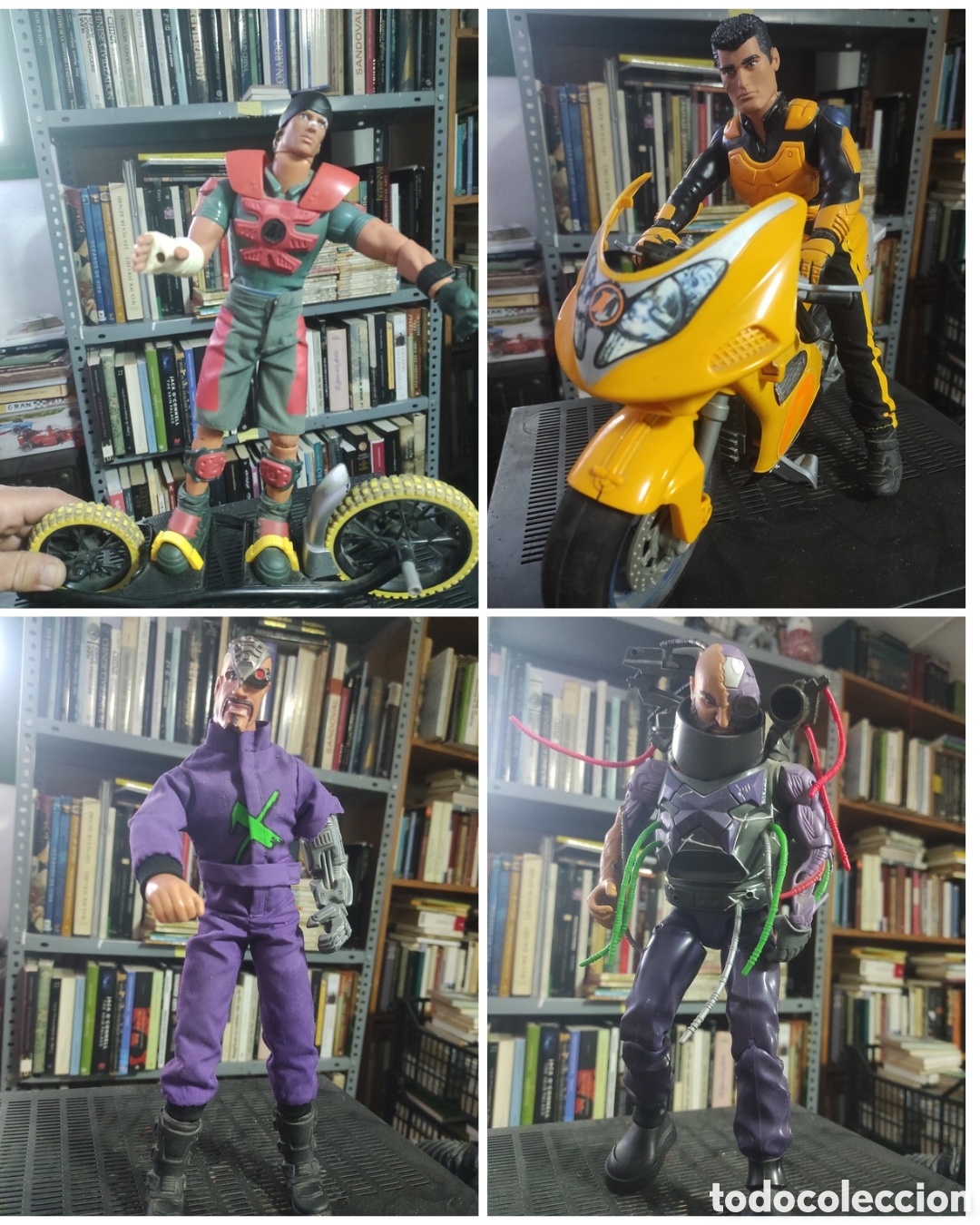 Action man: Lote de 4 figuras Action Man (a&ntilde;os 90-2000)