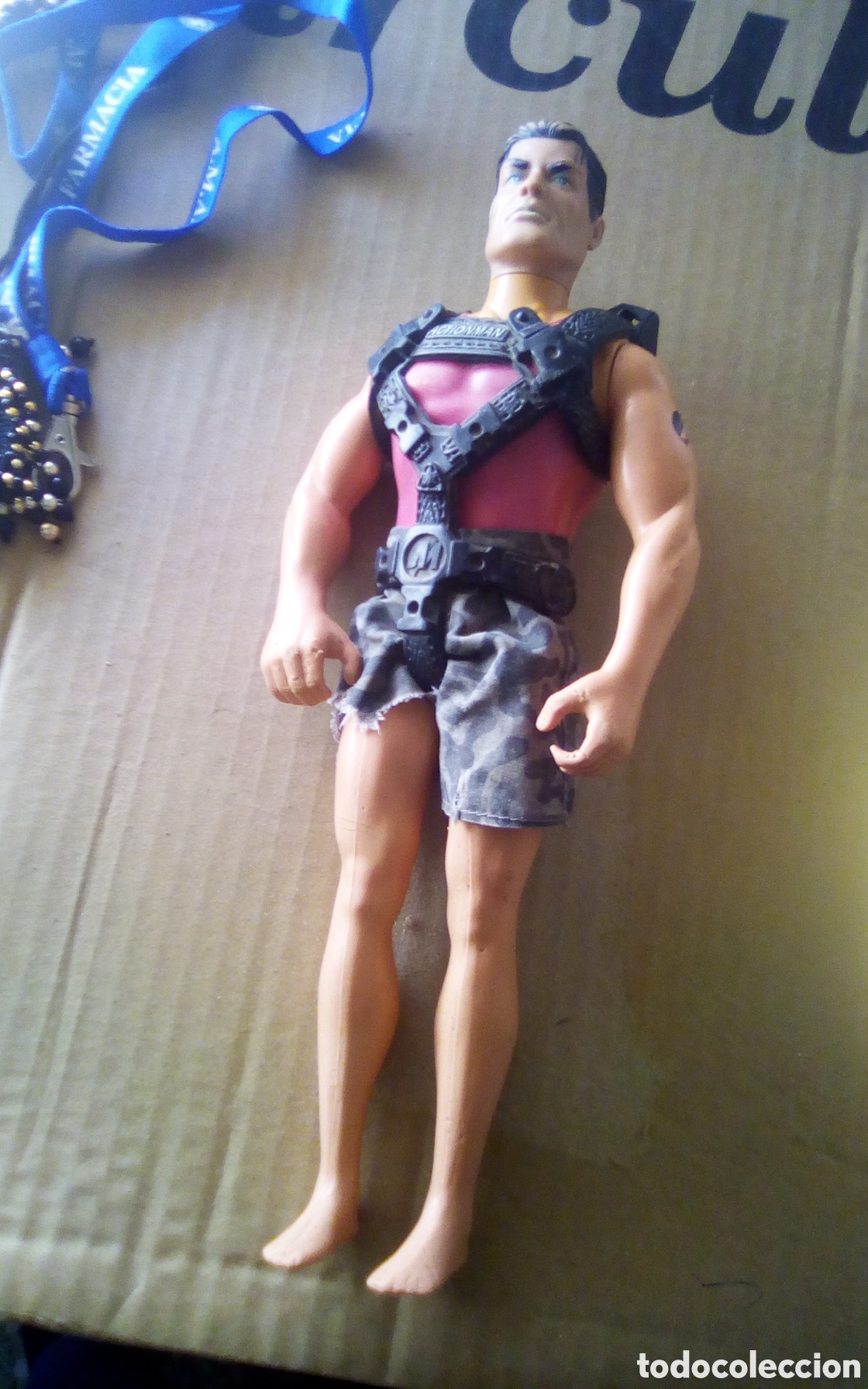 Action man: Figura Action Man. Hasbro. Tiene algunas se&ntilde;ales de uso. Ver fotos.