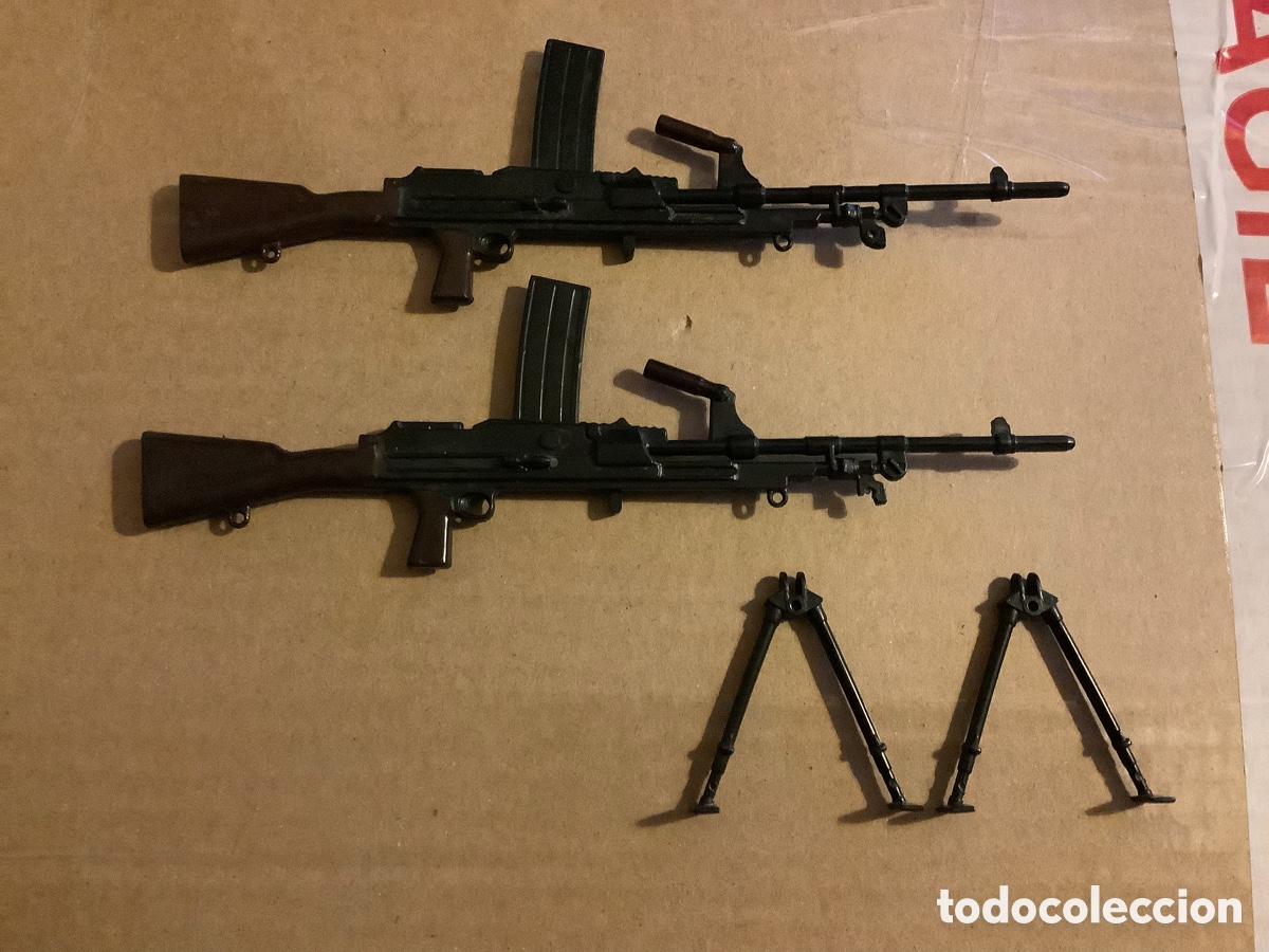 Action man: Lote de 2 Ametralladoras BREN 7.62 de Action Man no Geyperman