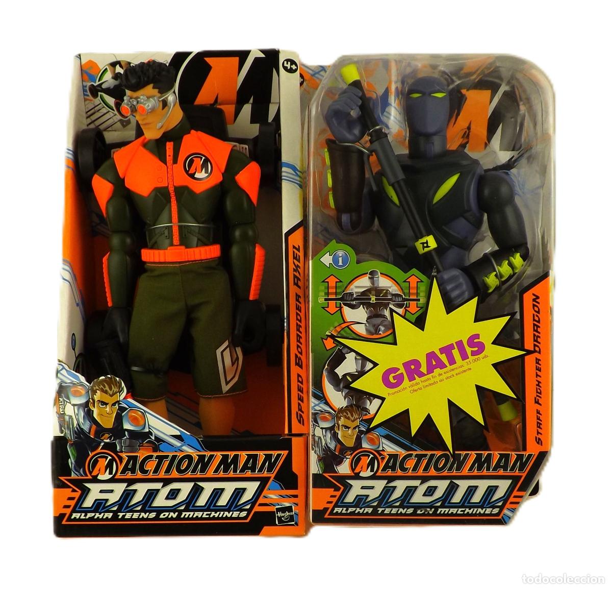 Action man: Action Man: A.T.O.M. (Alpha Teens on Machines) Axel Manning & Crey Kingston (King)