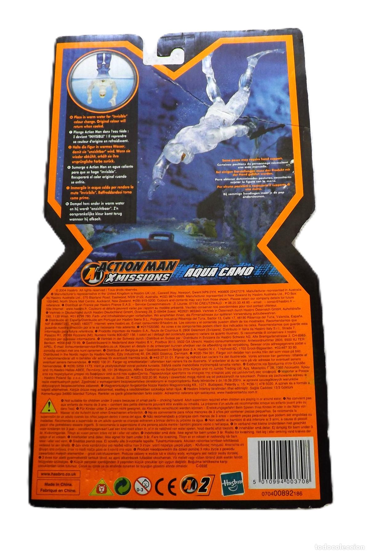 Action Man: Action Man: Aqua Camo, by Hasbro a&ntilde;o 2004 - Foto 3
