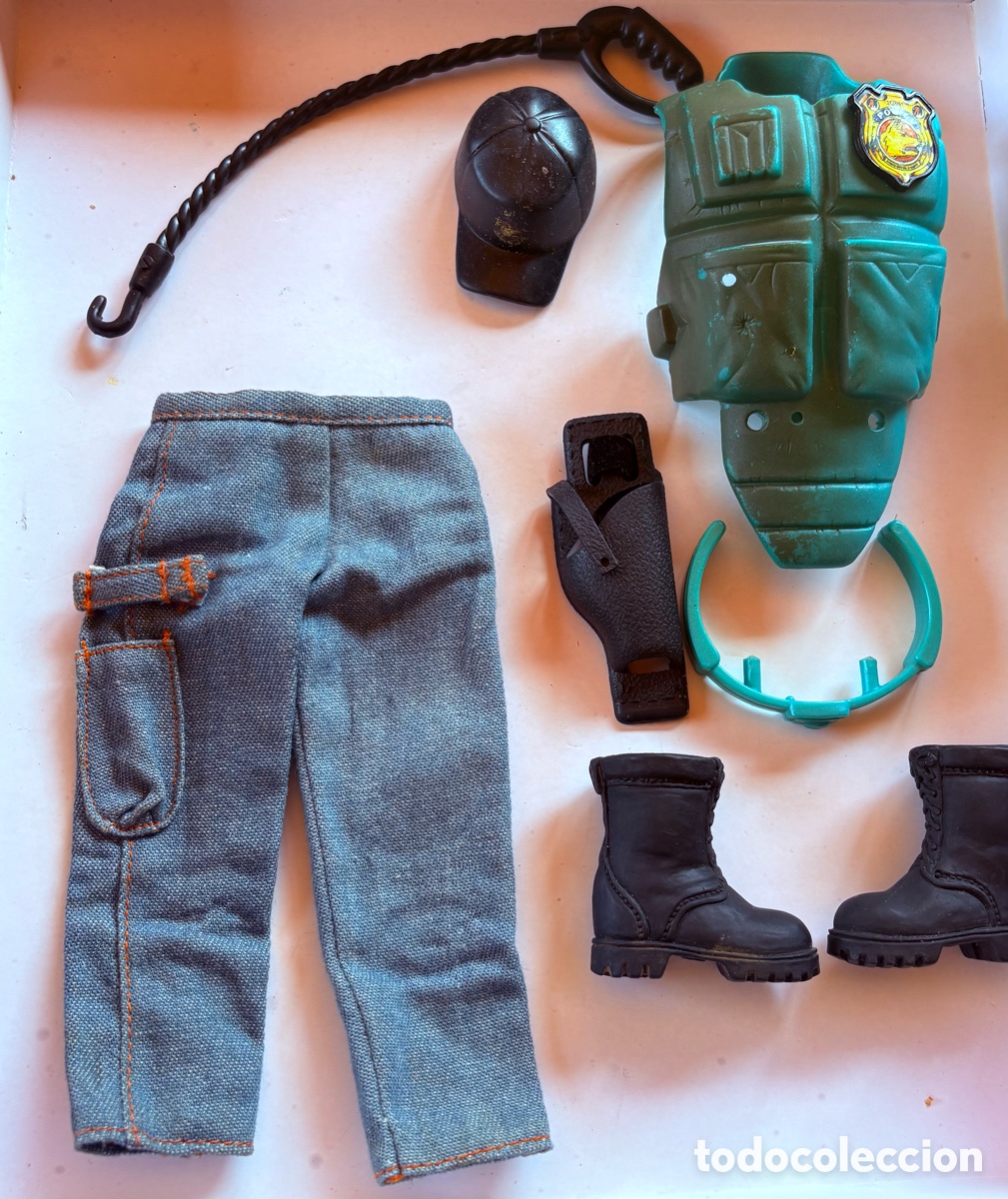 Action Man: Accesorios del Mu&ntilde;eco Action Man Vigilante policia Crimebuster raid