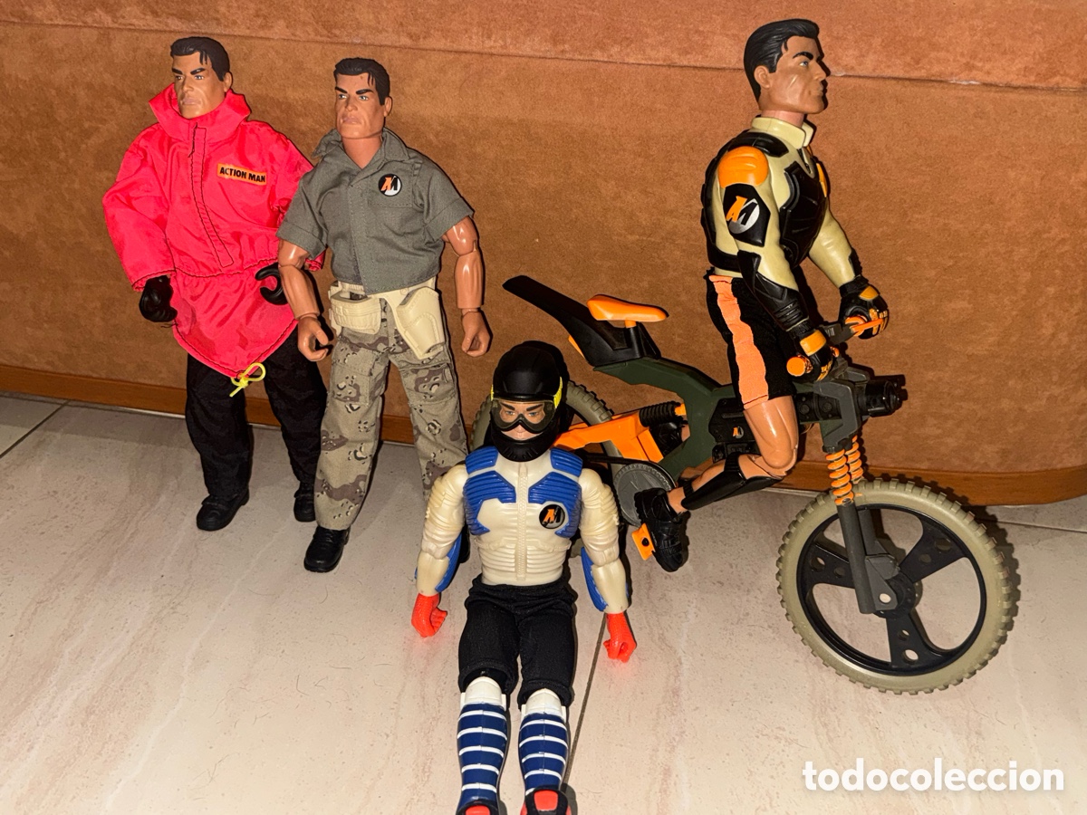 Action Man: Lote de 4 Action Man originales