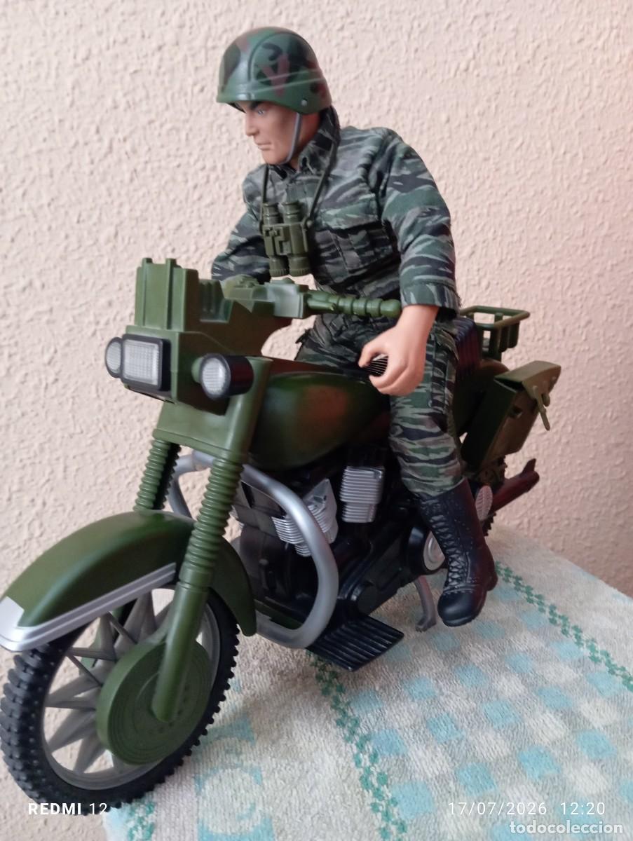Action Man: Action man militar soldado con moto - Foto 2