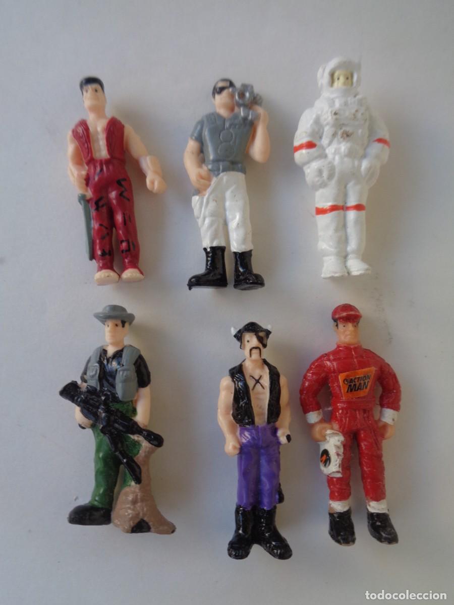 Action Man: LOTE DE 6 FIGURITAS DE HASBRO . COLECCION MINI ACTION MAN