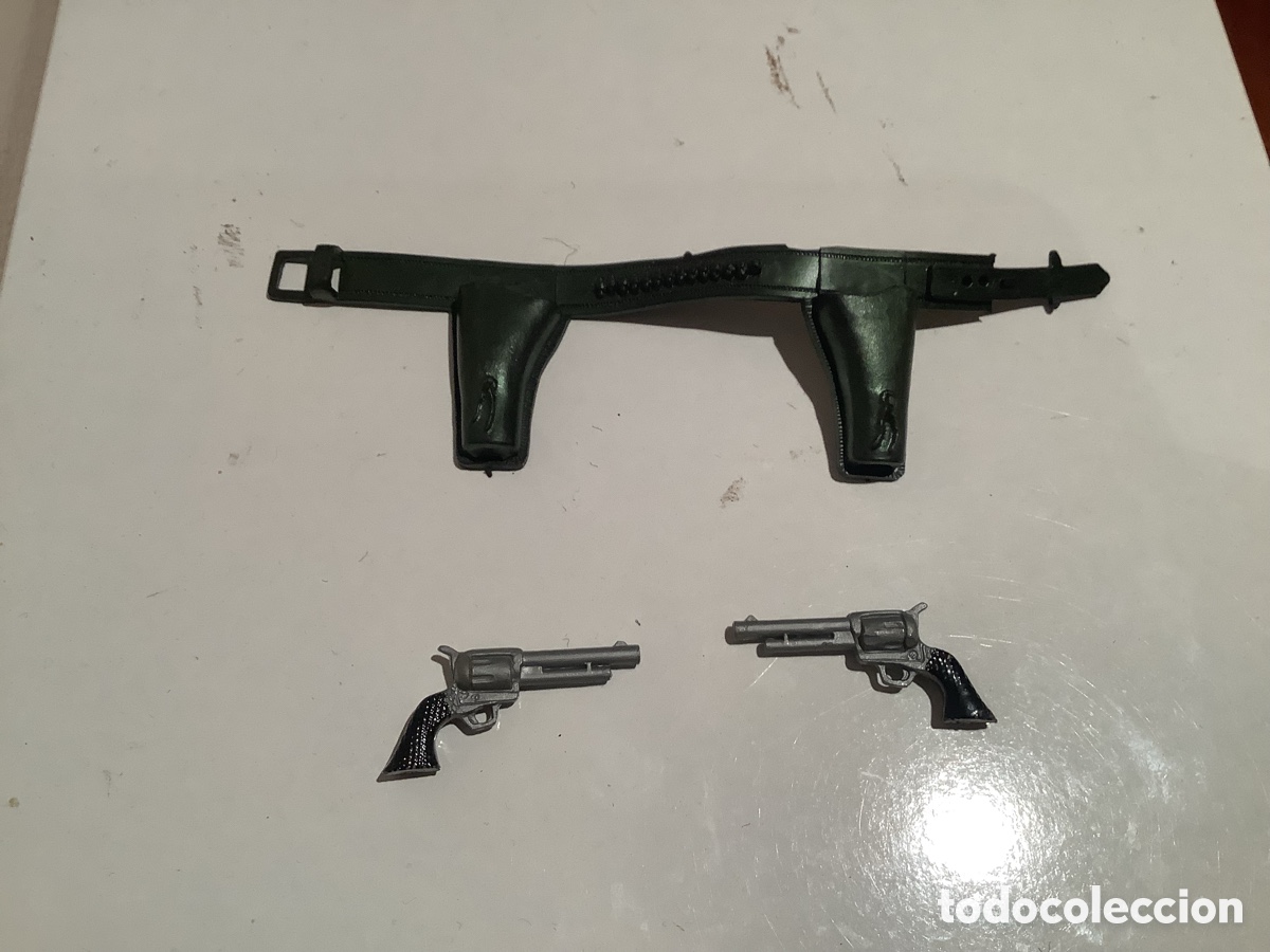 Action Man: Cinturon con 2 Pistolas del Vaquero Cowboy Action Man id&eacute;ntico al de Geyperman