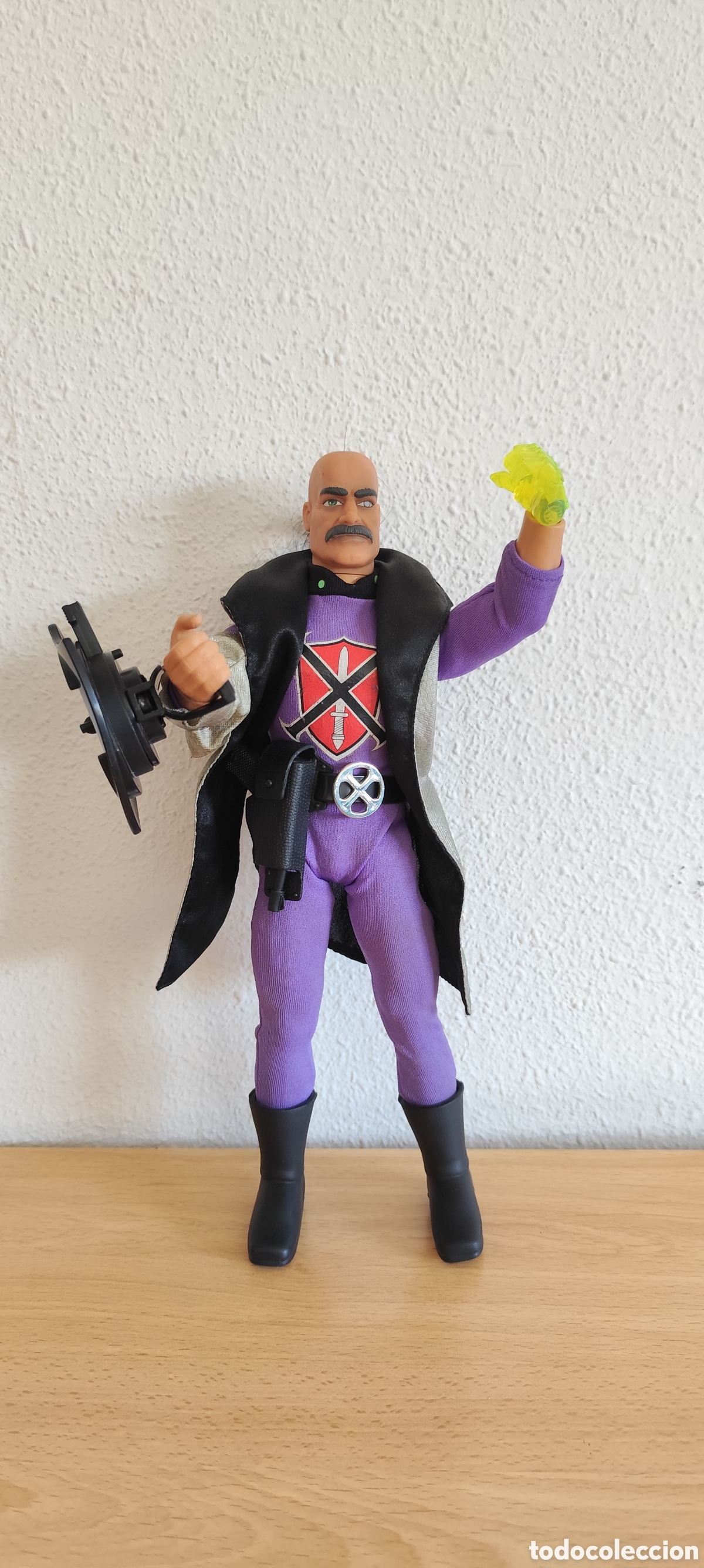 Action Man: Action Man Dr X Jefe Villano Hasbro 2000 Completo con Capa y Armas- Original