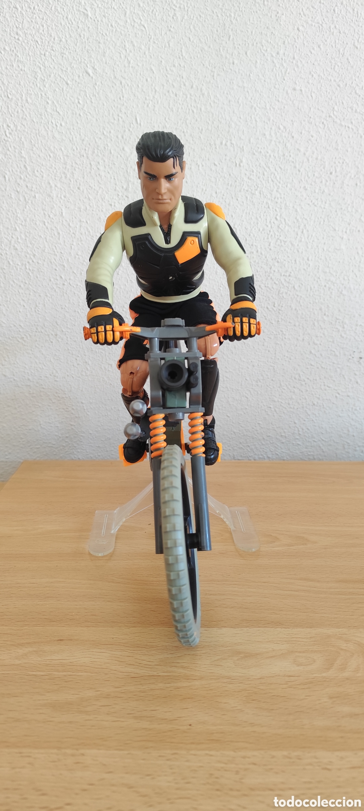 Action Man: Action Man BMX Bicicleta Cross + Figura + Casco + Peana Completo Funcional
