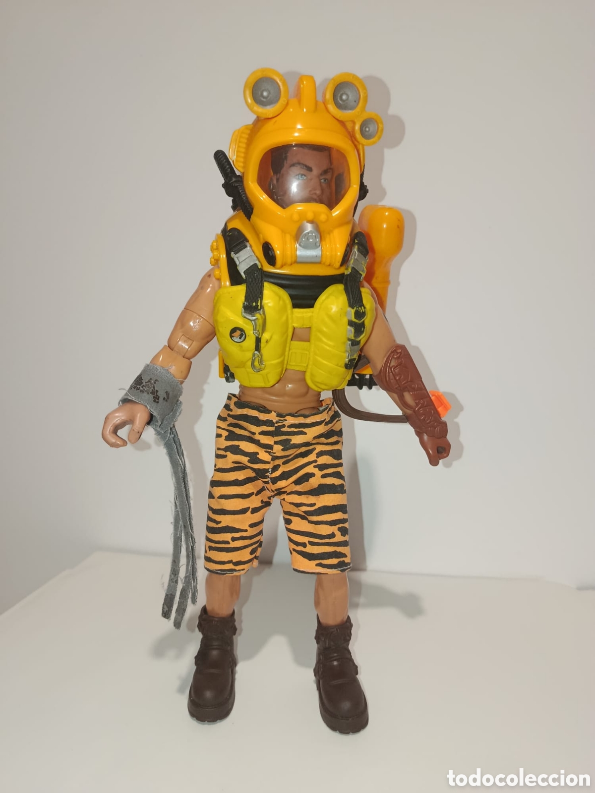 Action man: Mu&ntilde;eco Action Man Buzo / Submarinista Vintage Hasbro