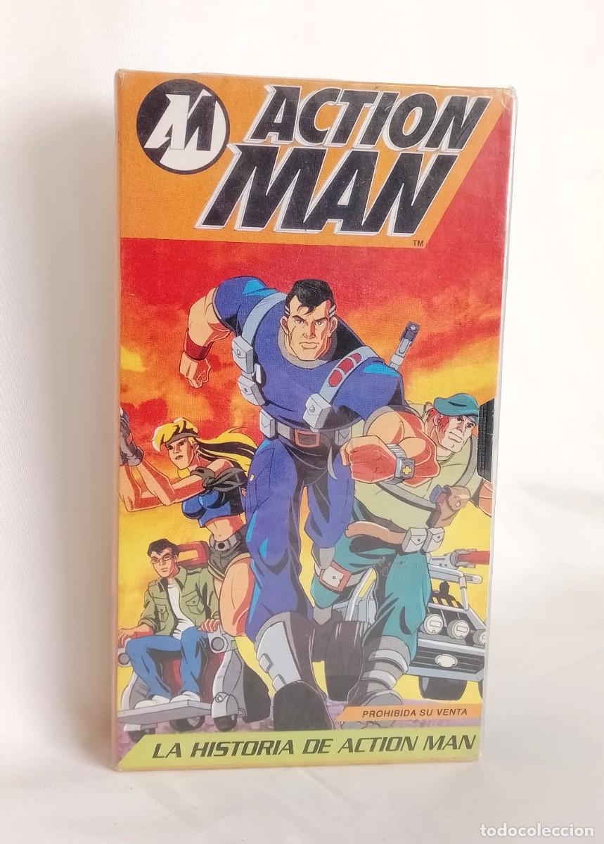 Action Man: VHS ACTION MAN &rdquo;LA HISTORIA DE ACTION MAN&rdquo;. PROMOCIONAL 1993. PRECINTADO