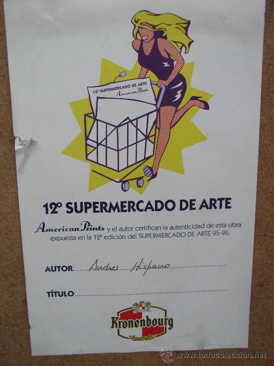 Cuadros y dibujos antiguos de acuarelas: ANDRES HISPANO. ACUARELA?. ENMARCADO. - Foto 6