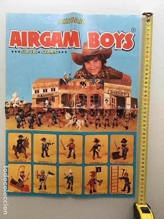 AIRGAM BOYS CARTEL PUBLICITARIO DE 32X43 CMS (Juguetes - Figuras de Acción - Airgam Boys)