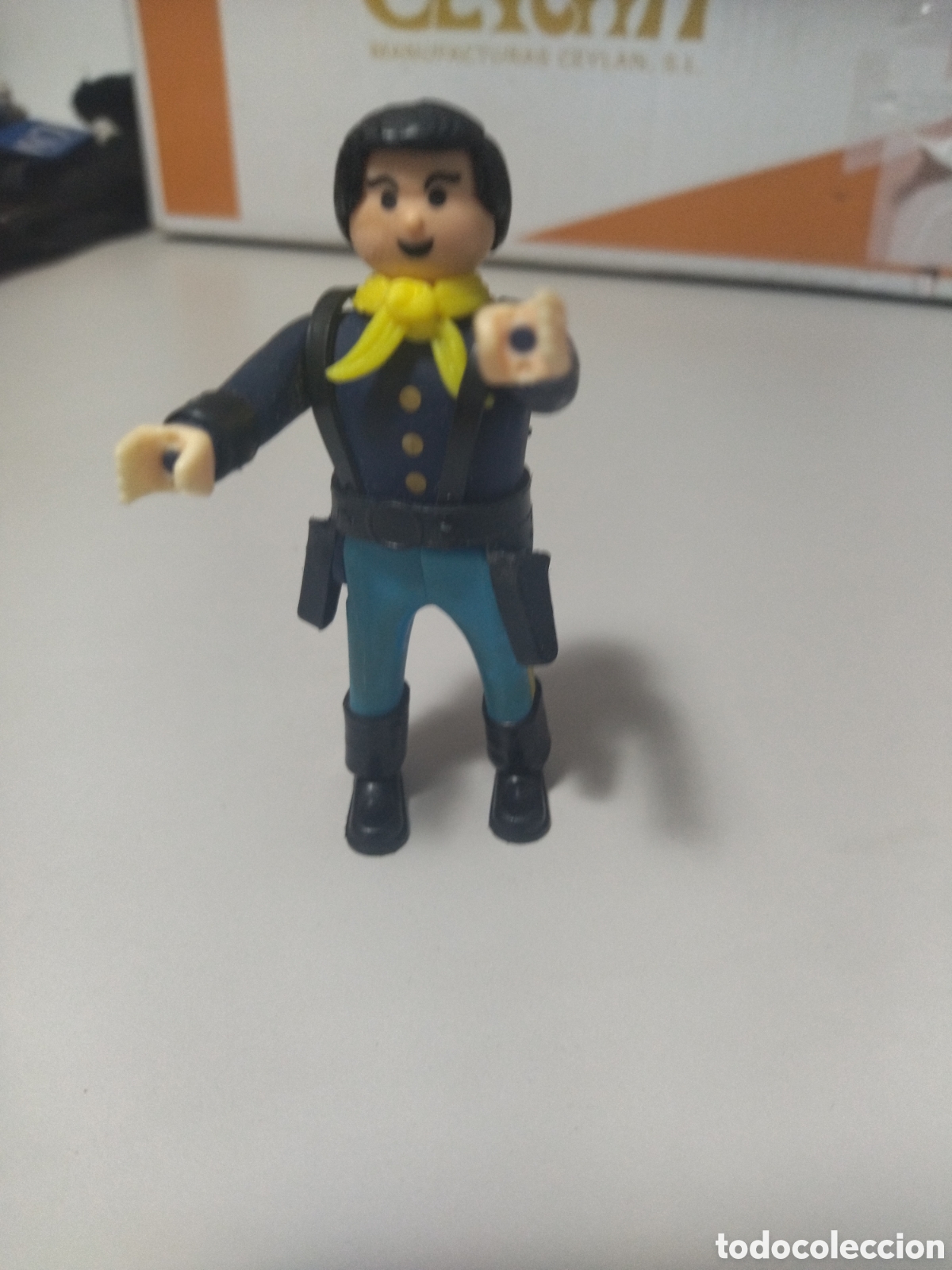 Figurine Vintage Airgam Boys – Soldat Confédéré Loose – Années 70