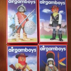 Airgam Boys: AIRGAMBOYS. 4 FIGURAS A ESTRENAR. BUFFALO BILL -BILLY EL NIÑO-TORO SENTADO-GLADIADOR. REEDICIÓN