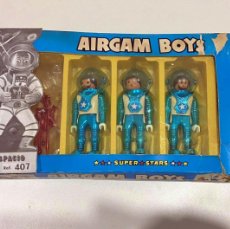 Airgam Boys: AIRGAM BOYS ESPACIO - REF 407 EN CAJA - ASTRONAUTAS AZULES CROMADOS - PLATEADOS - AIRGAMBOYS SPACE