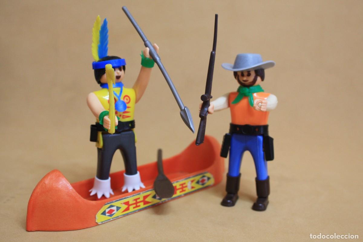 Airgam Boys: Airgam Boys Airgamboys vaquero y guerrero indio con canoa