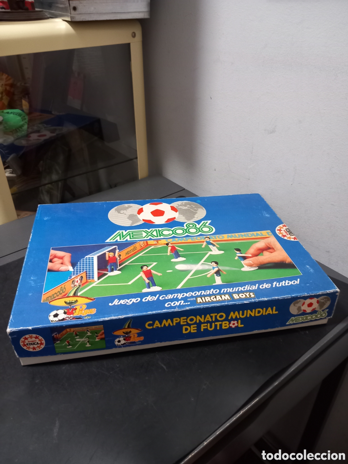 Airgam Boys: AIRGAM BOYS MINI AIRGAM BOYS MEXICO 86 FUTBOL JUEGO DEL CAMPEONATO MUNDIAL DE FUTBOL ORIGINAL RARO