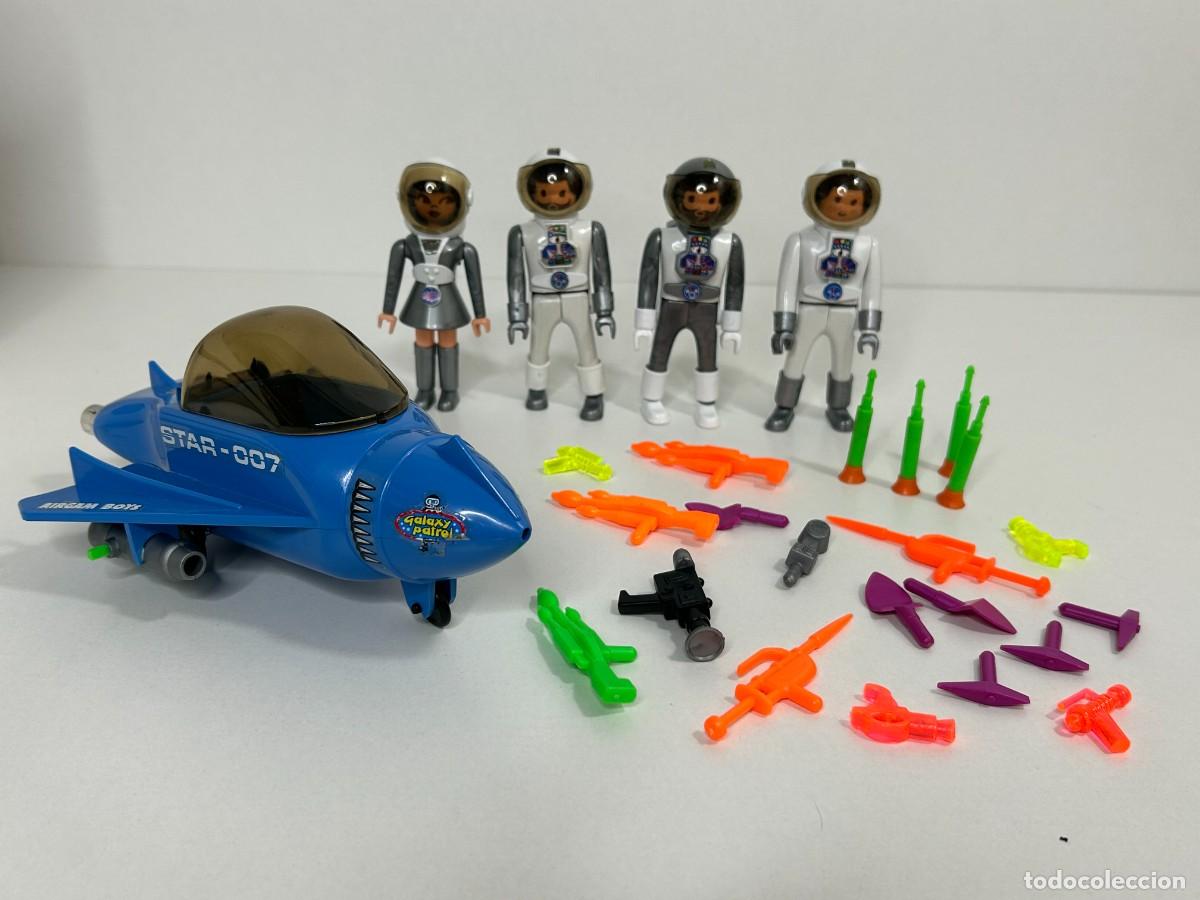 Airgam Boys: AIRGAM BOYS LOTE 4 FIGURAS ASTRONAUTAS SPACE CON VEH&Iacute;CULO Y ARMAS